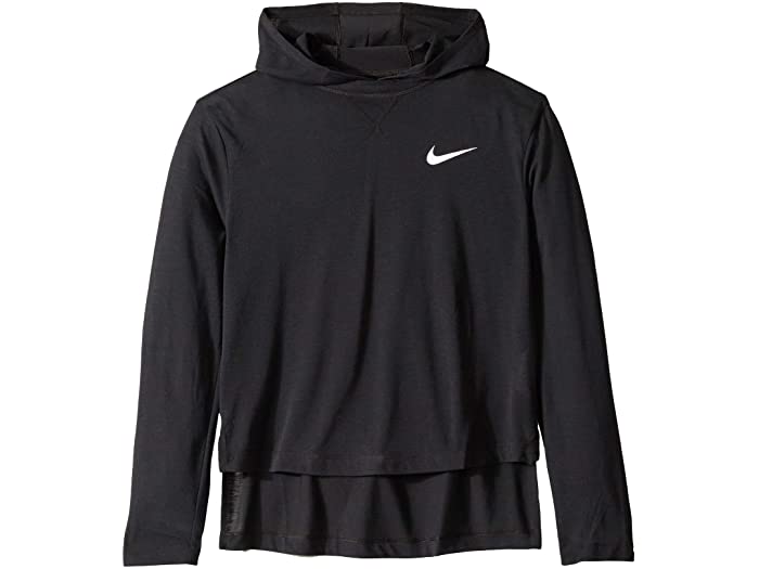 取寄 ナイキ 賞 素っ気ない フーデット ロング スリーブ トップ リトル キッズ ビッグ キッズ Nike Kids Trophy Dry Hooded Long Sleeve Top Little Kids Big Kids Black White Nike ナイキ キッズ パーカー フーディ トップス 坊や レディース大いさ ファッション