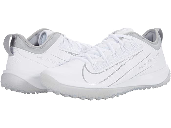取寄 ナイキ アルファ ハラチ 7 ワーキングクラス 芝生 ラックス Nike Alpha Huarache 7 Pro Turf Lax White Metallic Silver Nike ナイキ ラクロス シューズ メンズ レディース 履きもの 動作競技 運動 ブランド マスキュリン おっ母 強度号数 ビックサイズ
