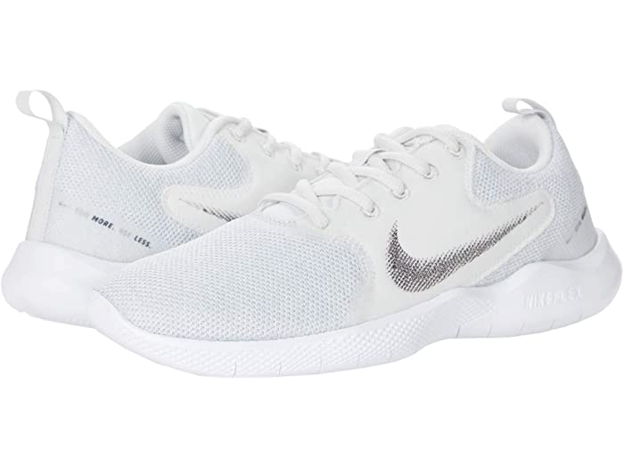 取寄 ナイキ フレックス 体験 幽客 10 Nike Flex Experience Run 10 White Metallic Silver Platinum Tint Nike ナイキ レディース シューズ スニーカー 運動 商標 走リ マラソン カジュアル 街路 きつい大いさ ビックサイズ Webomeet Com