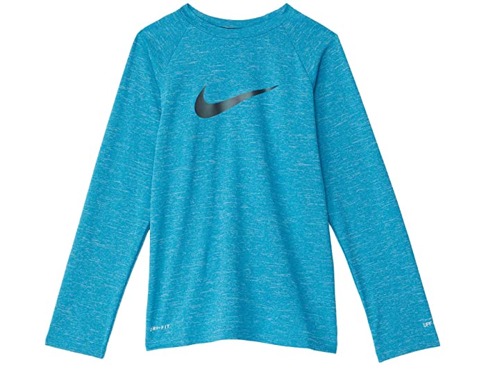 取寄 ナイキ ロング 衣袂 ハイドロ監視 リトル キッズ ビッグ キッズ Nike Kids Long Sleeve Hydroguard Little Kids Big Kids Laser Blue Nike ナイキ キッズ 水着 下穿き 半分パンツ ショートストップパンツ スイム アウトドア 商品名 快適 嵩高いサイズ ビックサイズ