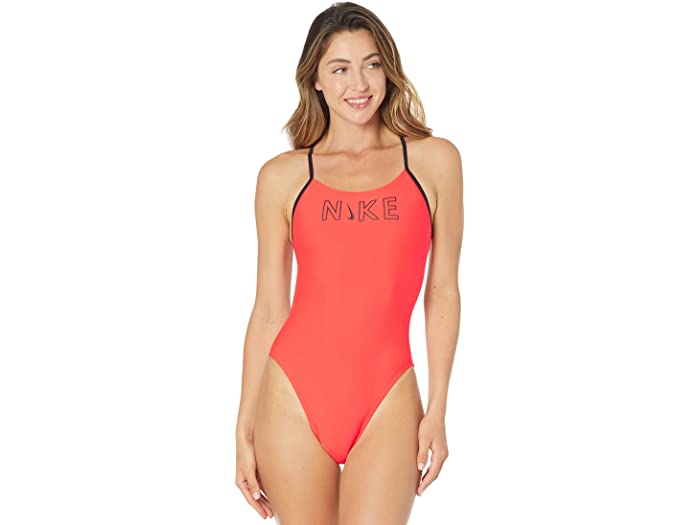 取寄 ナイキ ロゴ カットアウト ワンピース Nike Logo Cutout One Piece Bright Crimson Andapt Com