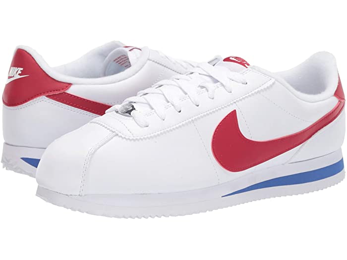 取寄 ナイキ コルテッツ なめし Nike Cortez Leather White Varsity Red Varsity Royal Nike ナイキ メンズ スニーカー シューズ はき物 商標 男性 運動 大様大いさ ビックサイズ 心安い ストリート ファッション World Odyssey Com