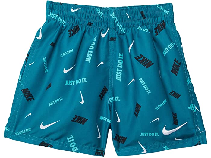 取寄 ナイキ 4 ロゴフェッチ ヴォレー 猿また リトル キッズ ビッグ キッズ Nike Kids 4 Logofetti Volley Shorts Little Kids Big Kids Bright Spruce Nike ナイキ キッズ 水着 ズボン下 半分パンツ 漏電パンツ スイム アウトドア ブランド 軽い ものすごい大きさ