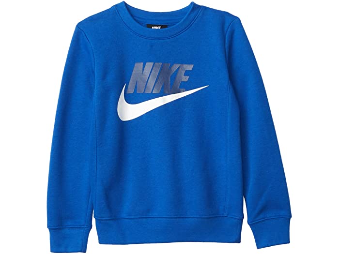 取寄 ナイキ クラブ フリース クルー 汗セーター トドラー リトル キッズ Nike Kids Club Fleece Crew Sweatshirt Toddler Little Kids Game Royal Nike ナイキ スウェット キッズ フリース トレーナー 坊様 レディース大いさ 商標名 運動 軽い 表通り 可也サイズ