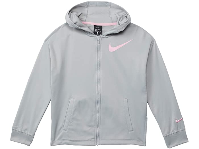 取寄 ナイキ サーマ グラフィック ぱんぱん ジップ フーディ リトル キッズ ビッグ キッズ Nike Kids Therma Graphic Full Zip Hoodie Little Kids Big Kids Light Smoke Grey Pink Nike ナイキ キッズ パーカー フーディ トップス 少童 レディース大きさ 流行り物