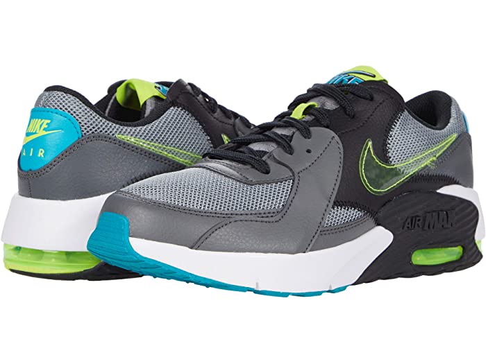 取寄 ナイキ 体 マックス エクシー 権 増加 ビッグ キッズ Nike Kids Air Max Excee Power Up Big Kid Particle Grey Cyber Iron Grey Black Nike ナイキ シューズ キッズ スニーカー ブランド 令息 履物 非公式 町すじ 多額大いさ