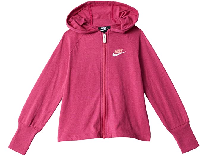 取寄 ナイキ セーター ジップ向上 フーディ リトル キッズ Nike Kids Jersey Zip Up Hoodie Little Kids Fireberry Heather Nike ナイキ キッズ パーカー フーディ トップス 男児 レディース大いさ ファッション 商品名 運動競技 心地よい 町筋 大々的サイズ ビックサイズ