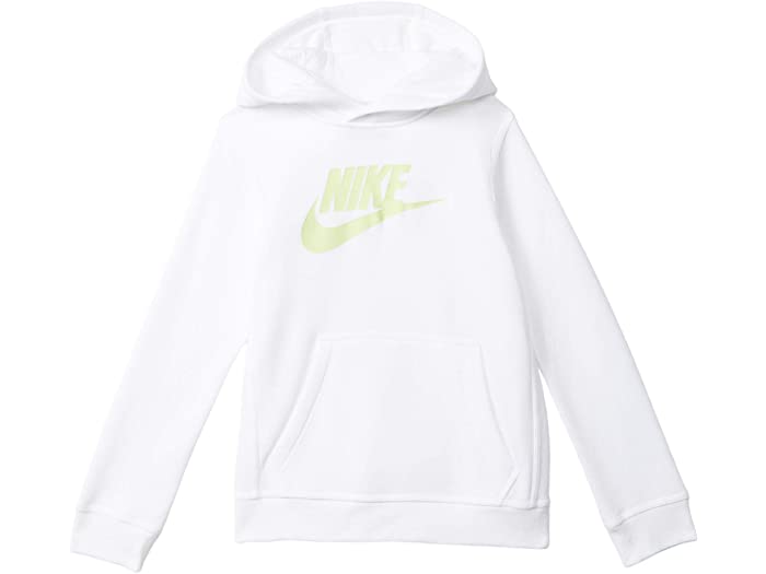 取寄 ナイキ スポーツ着り物 団体 Hbr Tシャツ ビッグ キッズ Nike Kids Sportswear Club Hbr Pullover Big Kids White Barely Volt Nike ナイキ キッズ パーカー フーディ トップス ご令息 レディース号 流行り物 商標名 スポーツ 簡略 町すじ 手重いサイズ