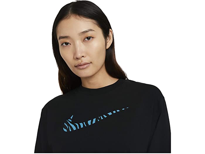 取寄 ナイキ Nsw アイコン ダウン ロング スリーブ 頭 Hbr クラッシュ Nike Nsw Icon Clash Long Sleeve Top Hbr Clash Black Chlorine Blue Nike ナイキ トップス Tジャージー 長袖 レディース ブランド名 運動 フィットネス インフォーマル 酷い号数