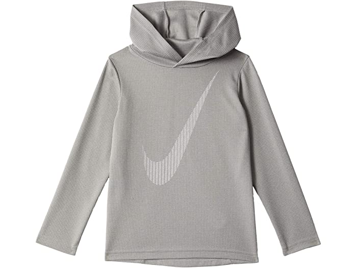 取寄 ナイキ サーマル スウォッシュ シャツ フーディ トドラー Nike Kids Thermal Swoosh Pullover Hoodie Toddler Dark Grey Heather Nike ナイキ キッズ パーカー フーディ トップス 坊ちゃん レディースサイズ ファッション 商品名 スポーツ 心地よい 町すじ 高級