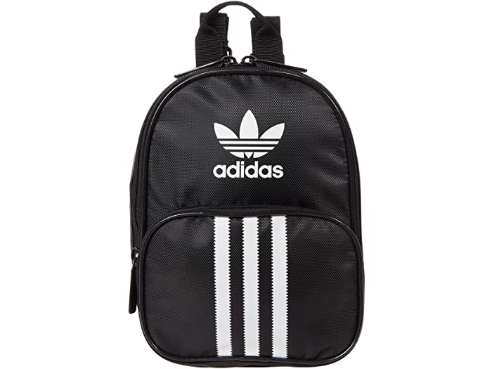 取寄 アディダス オリジナルス オリジナルス サンティアゴ ミニ バックパック Adidas Originals Originals Santiago Mini Backpack Black White Stripes Andapt Com