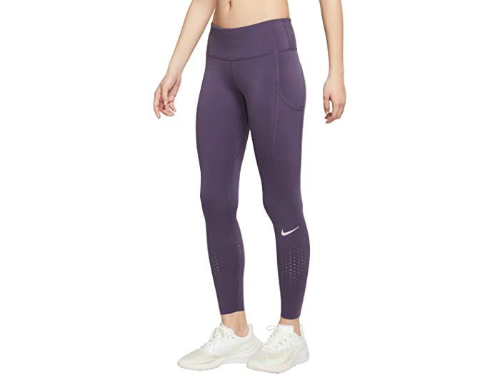 ナイキ スポーツウェア アクセサリー レディース スパッツ インナー Nike Nike パンツ ブランド スポーツ スポーツ用インナー ズボン カジュアル ビックサイズ レギンス 取寄 ナイキ 大きいサイズ エピック ラグゼ タイツ Nike Epic Luxe Tights Dark Raisin Reflective