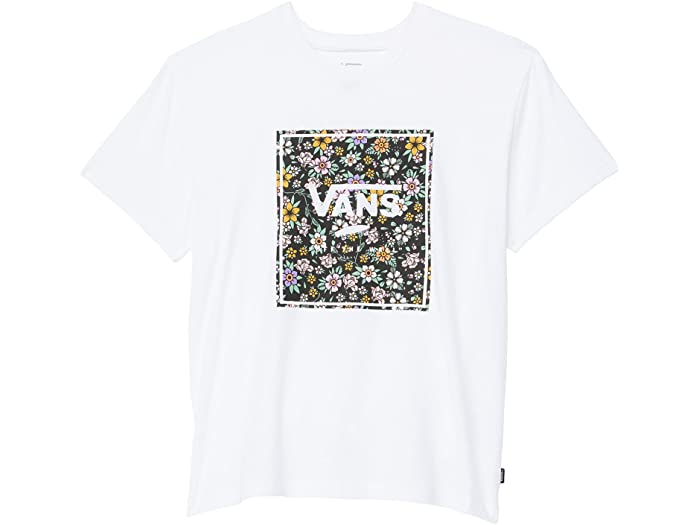 取寄 バンズ キッズ プリント ボックス フローラル ビッグ キッズ Vans Kids Print Box Floral Big Kids White Andapt Com