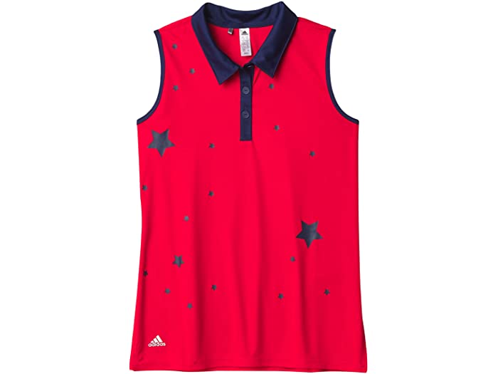 取寄 アディダス ガールズ キッズ プリンテッド スリーブレス ポロ シャツ リトル キッズ ビッグ キッズ Adidas Golf Girl S Kids Printed Sleeveless Polo Shirt Little Kids Big Kids Red Tajikhome Com