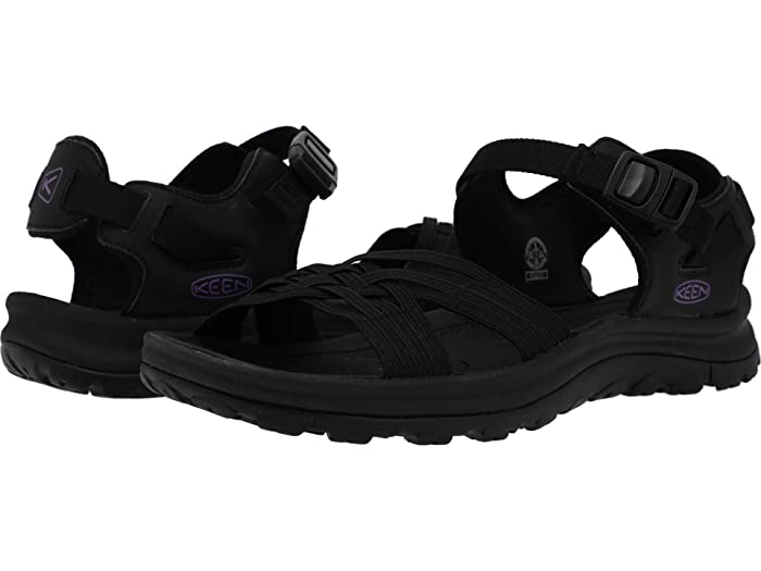 取寄 キーン レディース テラドーラ 2 ストラップ オープン トゥ Keen Women S Terradora Ii Strappy Open Toe Black African Violet Mergertraininginstitute Com