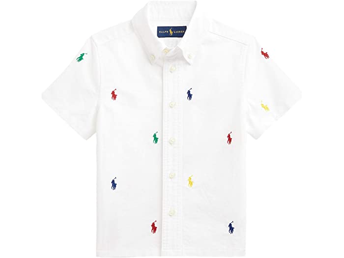 取寄 ポロ ラルフローレン ボーイズ キッズ ポロ ポニー コットン オックスフォード シャツ リトル キッズ Polo Ralph Lauren Boy S Kids Polo Pony Cotton Oxford Shirt Little Kids White Cdm Co Mz