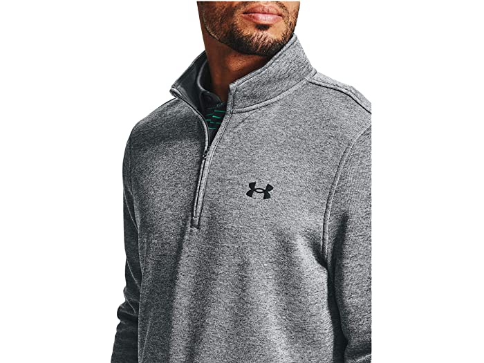取寄 アンダーアーマー 1 4 Armour Black Fleece Golf Gray Heather Layer Light Men S Pitch Storm Sweater Under Zip ジップ ストーム セーター フリース メンズ レイヤー 最大76 オフ メンズ
