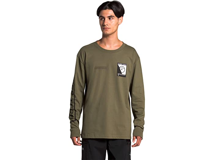 green north face long sleeve