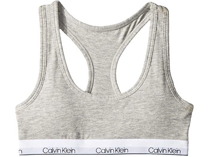 取寄 カルバンクライン ガールズ キッズ レイサーバック ブラ リトル キッズ ビッグ キッズ Calvin Klein Girl S Kids Racerback Bra Little Kids Big Kids Heather Gray Kanal9tv Com