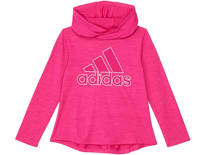 取寄 アディダス ガールズ キッズ メランジェ フーデット 一番 トドラー リトル キッズ Adidas Girl S Kids Melange Hooded Top Toddler Little Kids Magenta Voiceofdarbhanga Com