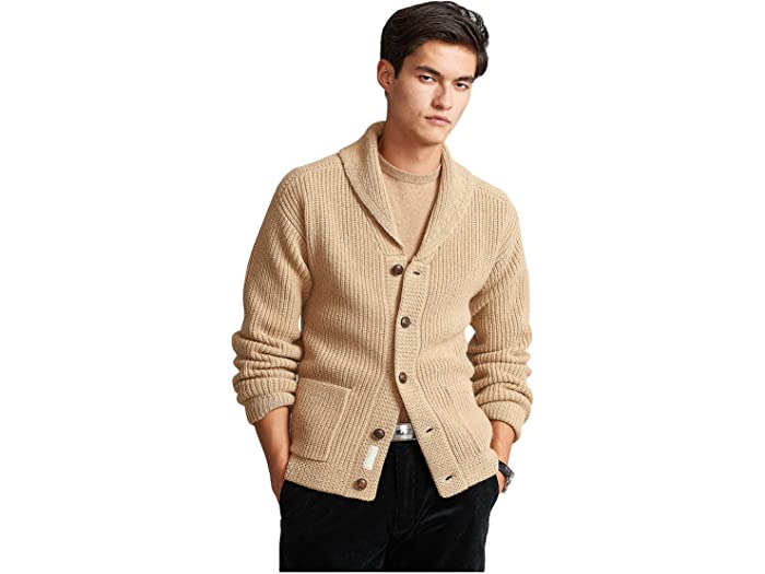 取寄 ポロ ラルフローレン メンズ ショール カーディガン Polo Ralph Lauren Men S Wool Cashmere Shawl Cardigan Camel Melange Novix Com