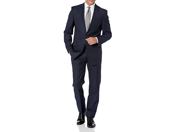 取寄 カルバンクライン メンズ X フィット ストレッチ スリム スーツ Calvin Klein Men S X Fit Stretch Slim Suit Navy Micro Pinstripe Thetechbulletin Com