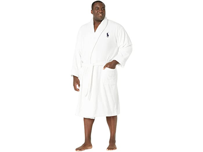 取寄 ポロ ラルフローレン メンズ ビッグ ベロア テリー キモノ ローブ Polo Ralph Lauren Men S Big Velour Terry Kimono Robe White M Haitiopen Com