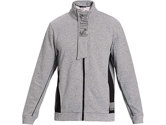 取寄 プーマ レディース トレイン ニット 満々たる ジップ ジャケット Puma Women S Train Knit Full Zip Jacket Medium Gray Heather Almarkhiyagallery Com