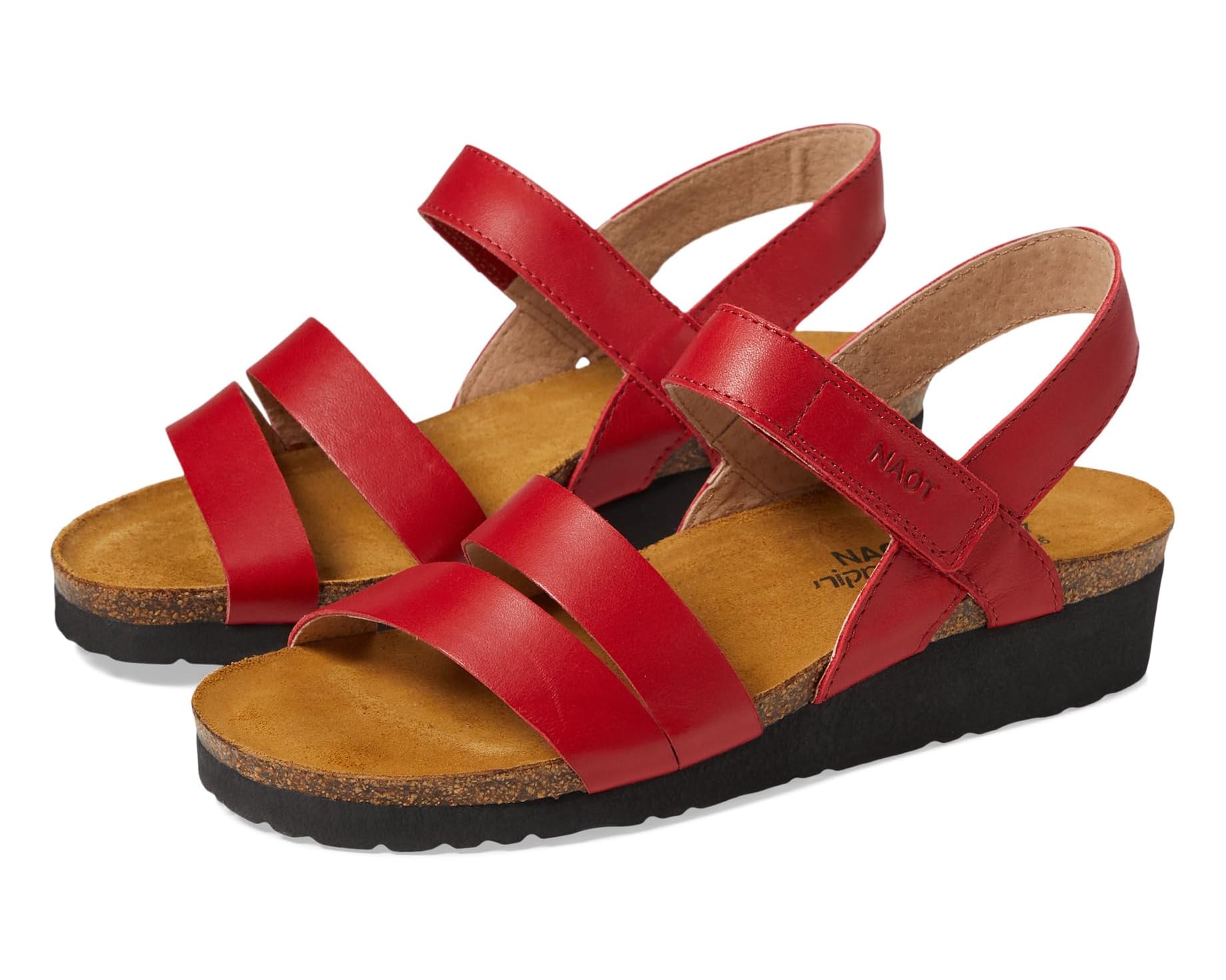 (取寄) ナオト レディース ケーラ Naot women Kayla Kiss Red Leather｜ジェットラグ店 32,513円