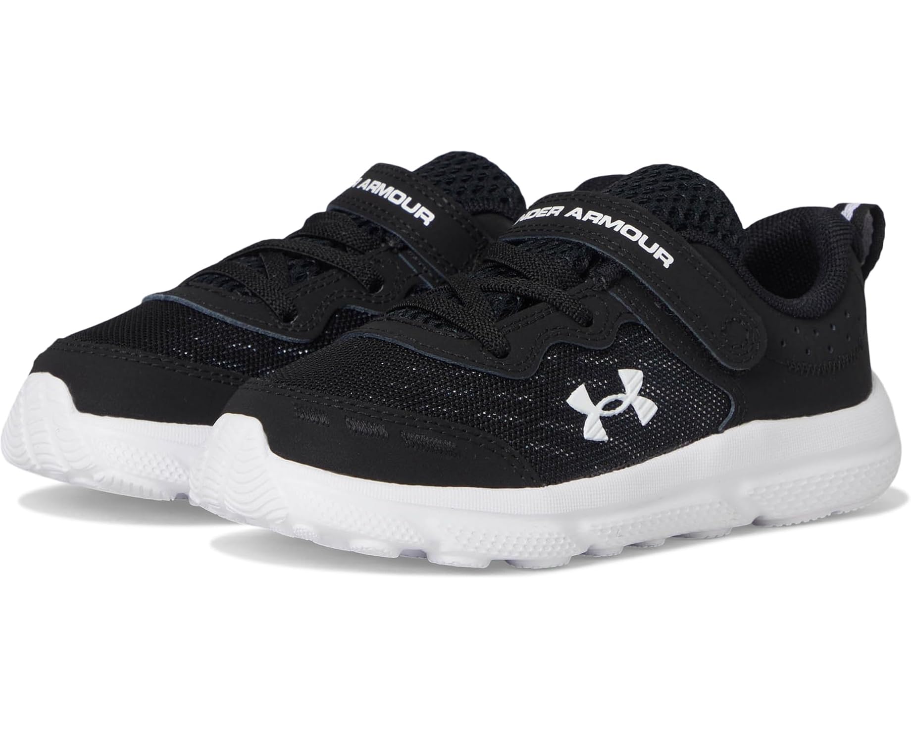 (取寄) アンダーアーマー キッズ アサート 10 オルタネイト クロージャー スニーカー (トドラー) Under Armour kids Assert 10 Alternate Closure Sneakers (Toddler) Black/White/White｜ジェットラグ店 14,279円