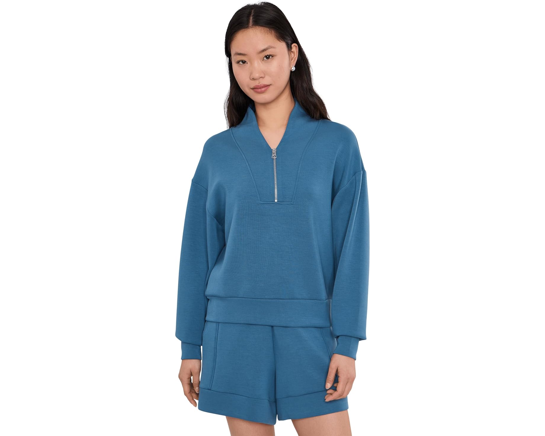 (取寄) バーリー レディース デビッドソン スウェット Varley women Davidson Sweat Bijou Blue｜ジェットラグ店