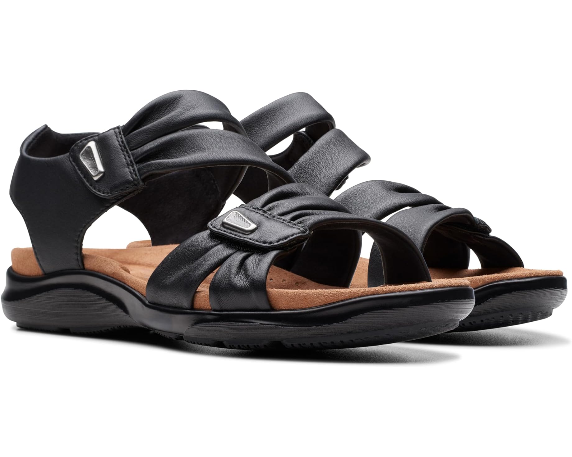 (取寄) クラークス レディース キトリー アベ Clarks women Kitly Ave Black Leather｜ジェットラグ店