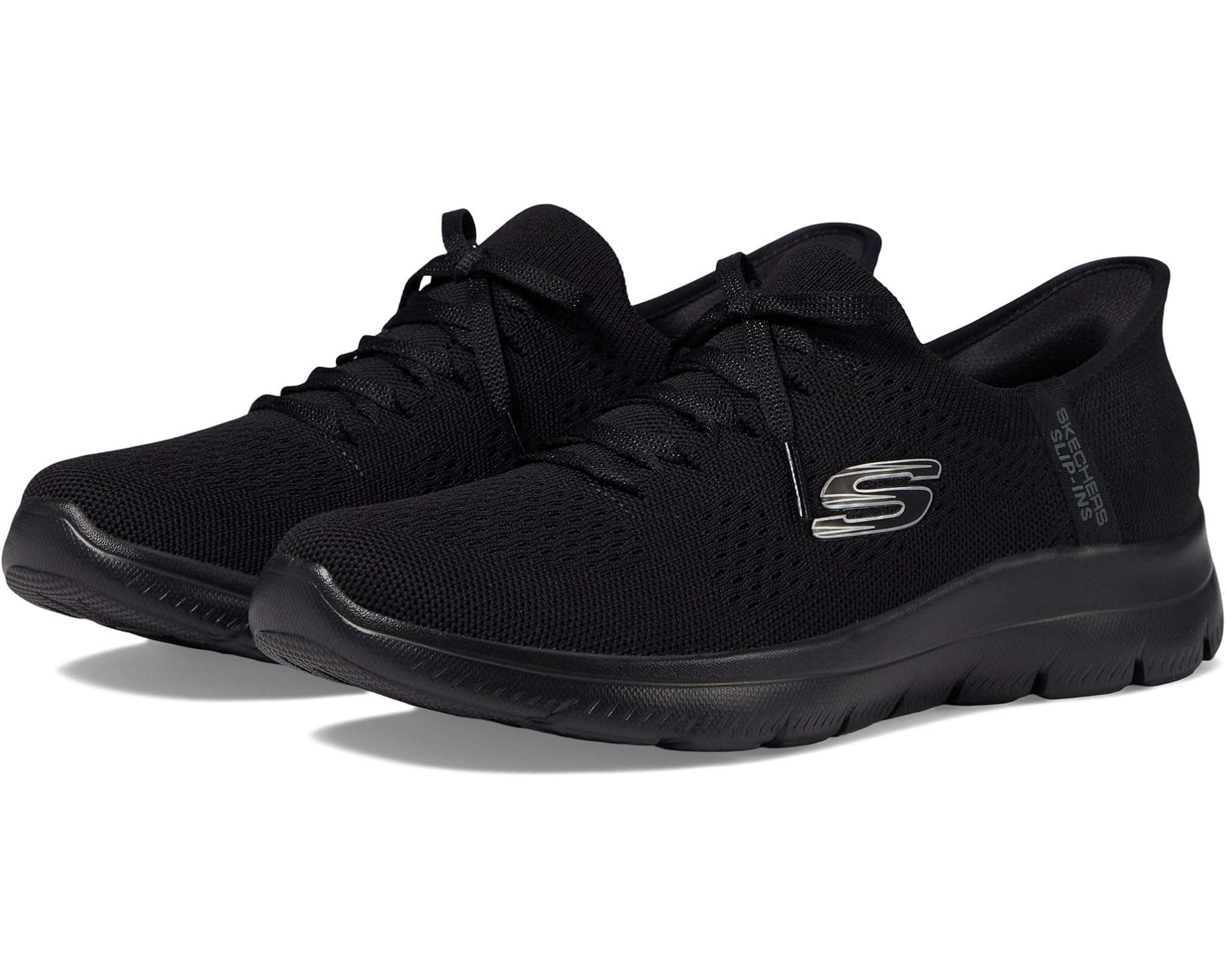 (取寄) スケッチャーズ レディース サミット ニュー デイリー ハンズ フリー スリップ-インス SKECHERS women Summit New Daily Hands Free Slip-Ins Black｜ジェットラグ店
