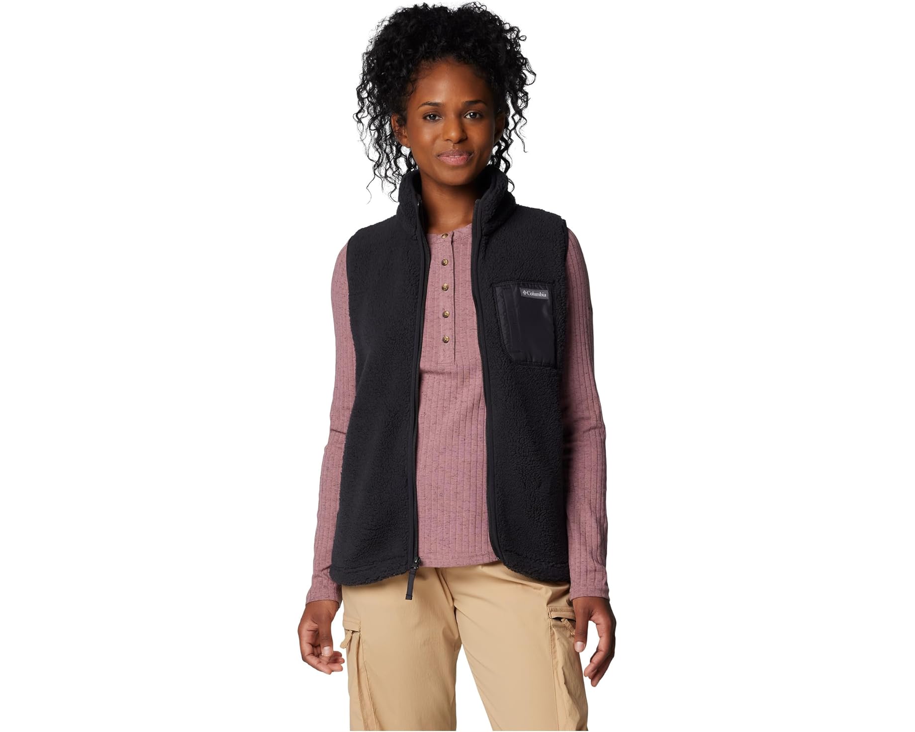 (取寄) コロンビア レディース ウェスト ベンド ベスト リ Columbia women West Bend Vest II Black|ジェットラグ店