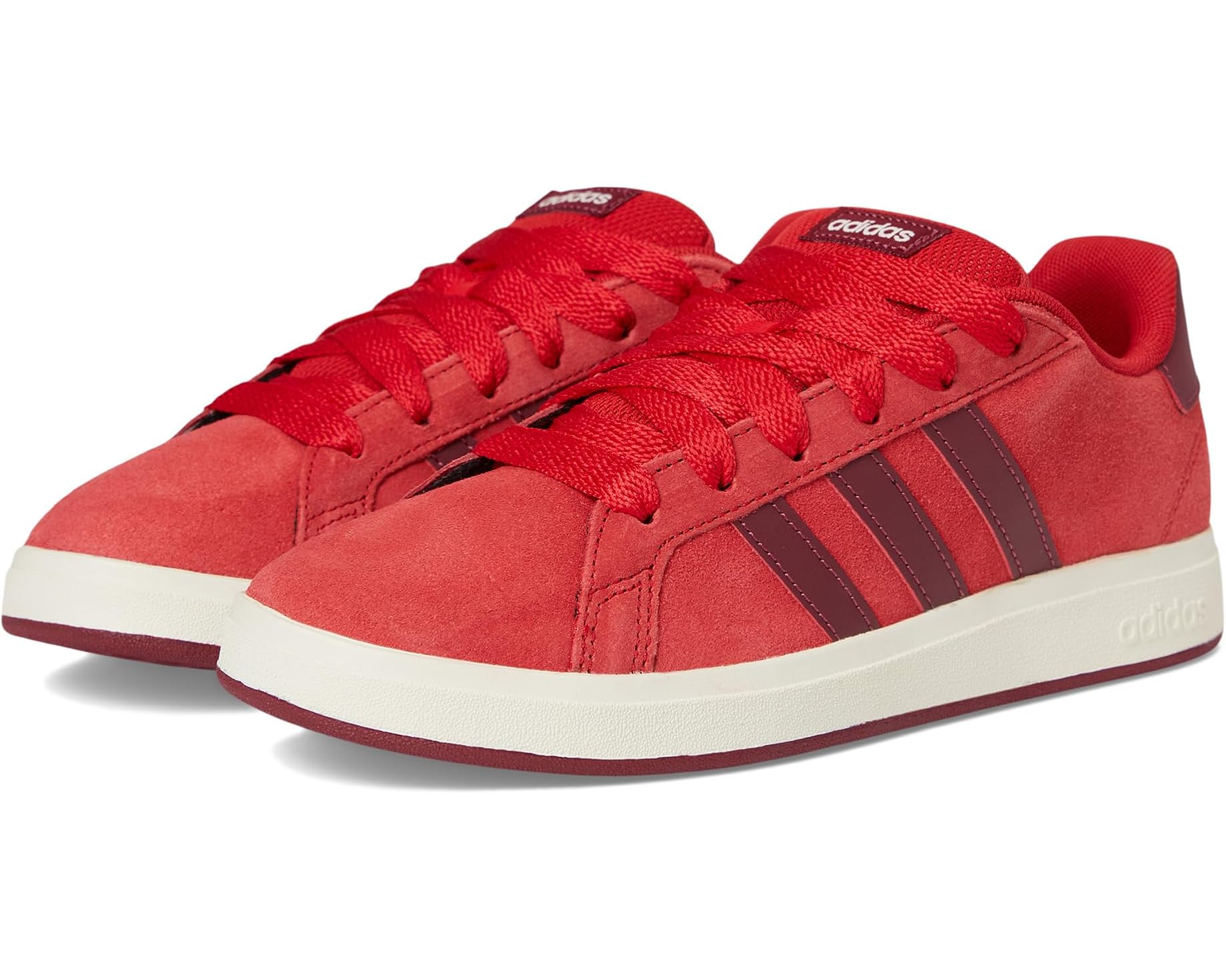 (取寄) アディダス キッズ グランド コート 00s シューズ (リトル キッド/ビッグ キッド) adidas kids Grand Court 00S Shoes (Little Kid/Big Kid) Off White/White/Black｜ジェットラグ店