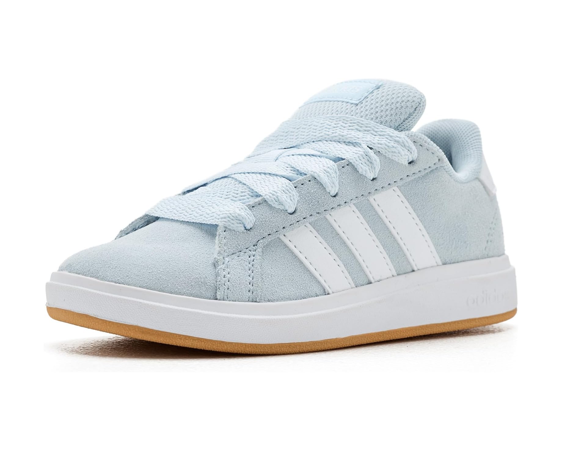 (取寄) アディダス キッズ グランド コート 00s シューズ (リトル キッド/ビッグ キッド) adidas kids Grand Court 00S Shoes (Little Kid/Big Kid) Crystal Sky/White/Gum｜ジェットラグ店