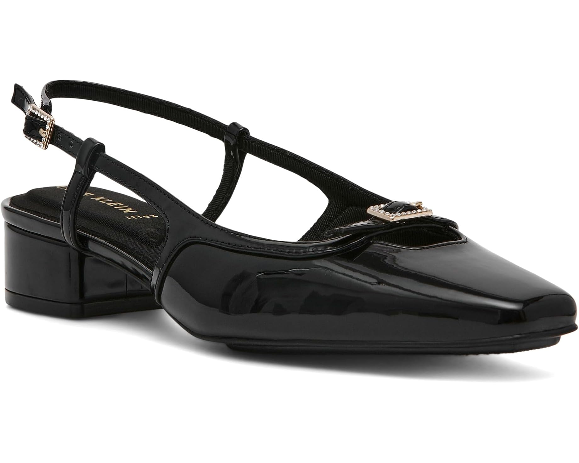 (取寄) アンクライン レディース ナタリー Anne Klein women Natalie Black Patent｜ジェットラグ店