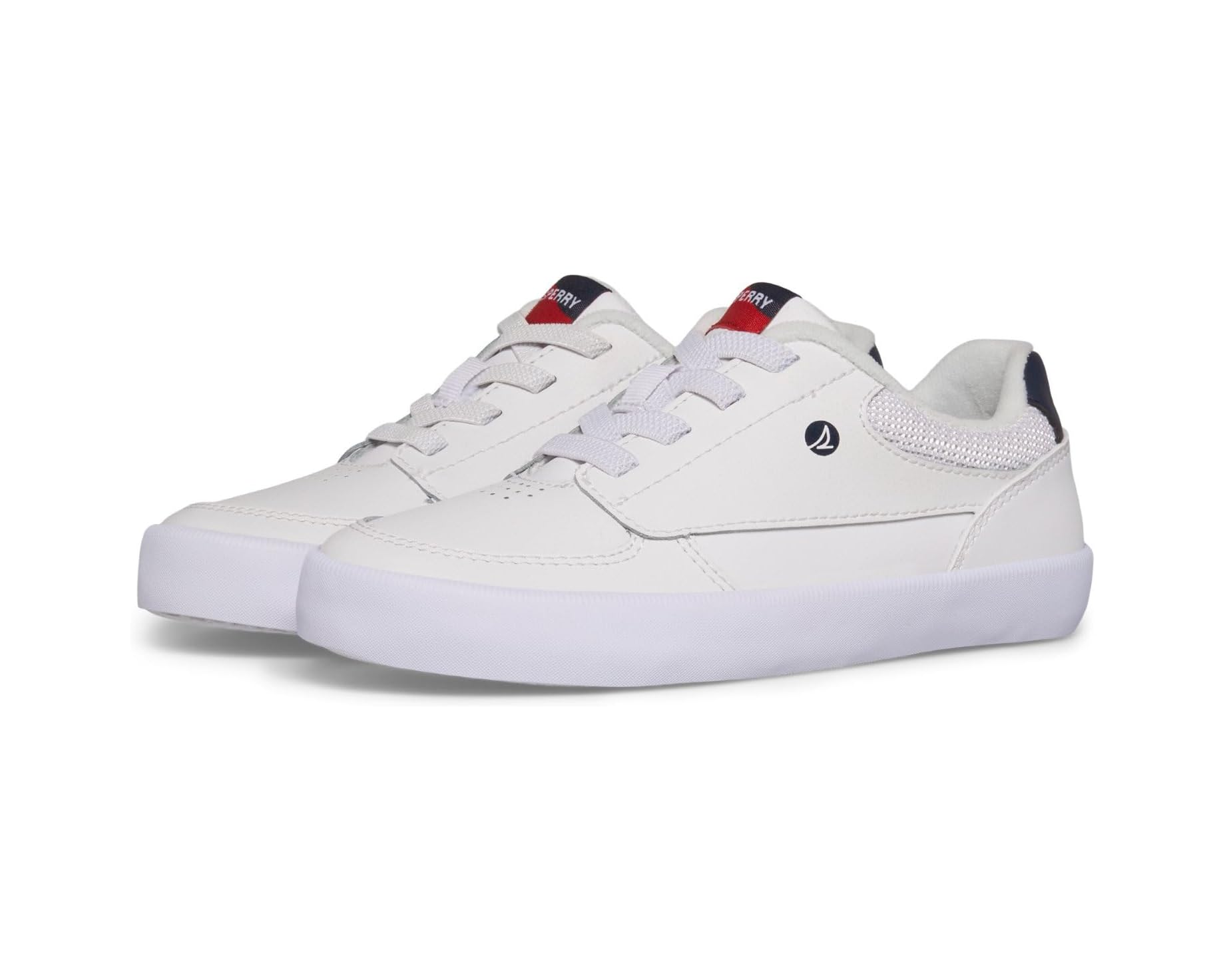 (取寄) スペリー キッズ ボードウォーク スニーカー (リトル キッド/ビッグ キッド) Sperry kids Boardwalk Sneaker (Little Kid/Big Kid) White｜ジェットラグ店 14,955円