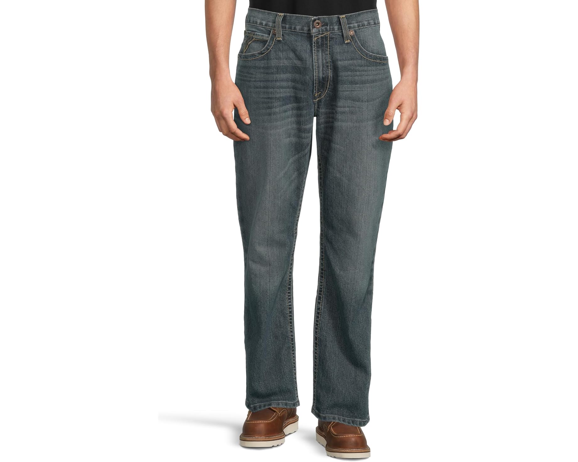 (取寄) アリアット メンズ M4 ロウ ライズ ストレッチ ストックトン スタッカブル ストレート レッグ イン ケンタッキー Ariat men M4 Low Rise Stretch Stockton Stackable Straight Leg in Kentucky Kentucky｜ジェットラグ店 21,735円