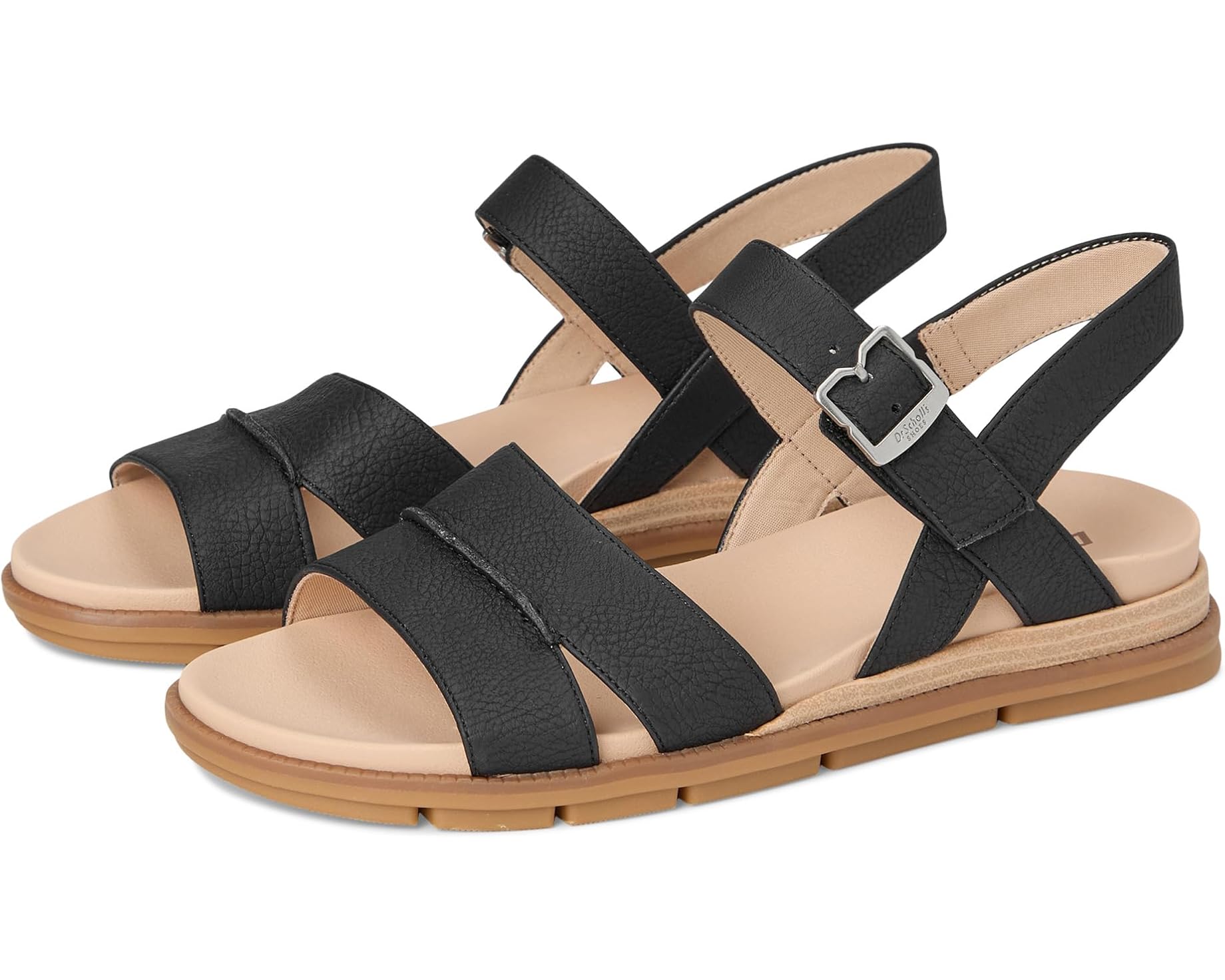 (取寄) レディース タイムレス ファン Dr. Scholl's women Timeless Fun Black Smooth｜ジェットラグ店
