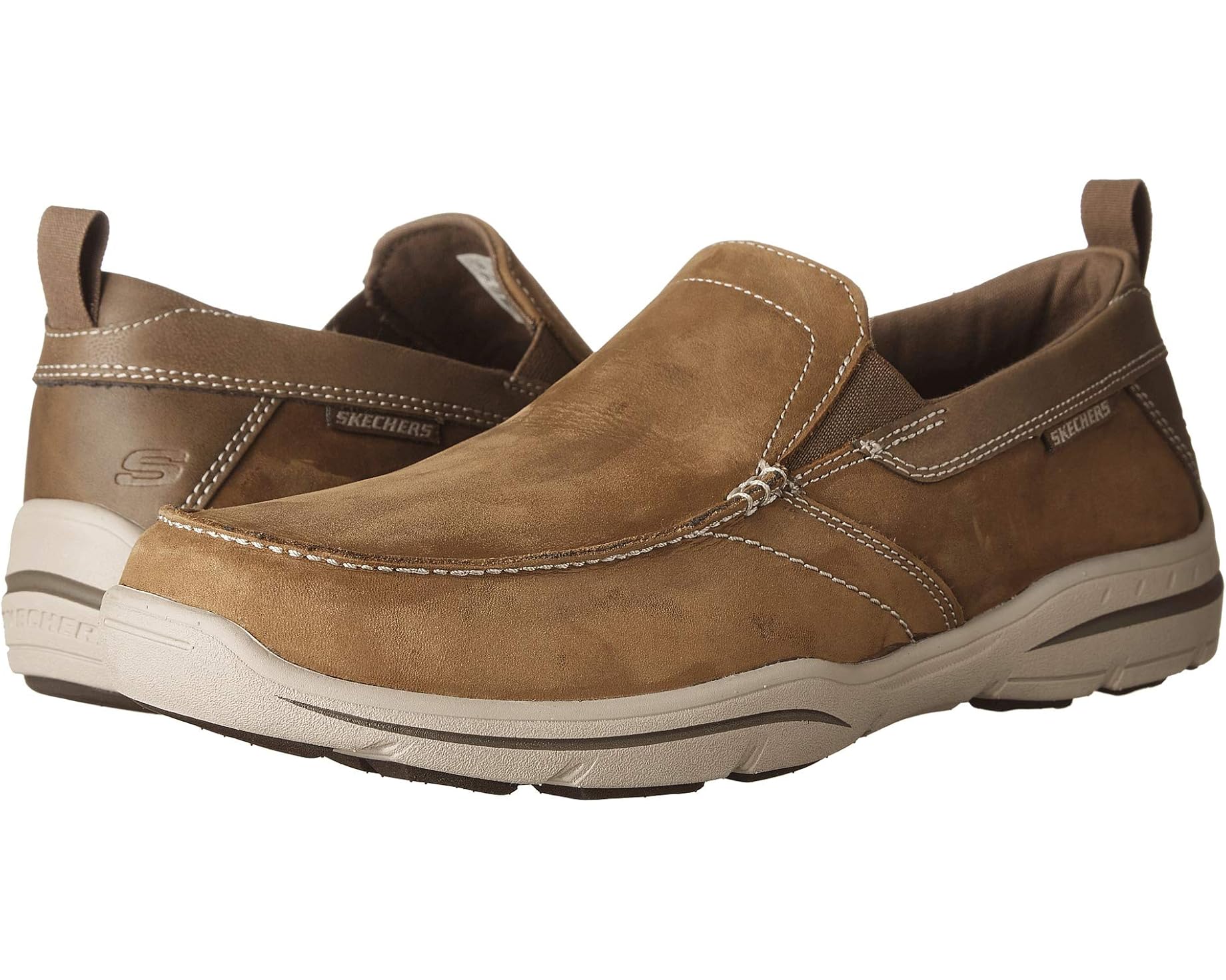 (取寄) スケッチャーズ メンズ リラックスド-フィット フィット ハーパー - フォード SKECHERS men Relaxed Fit Harper - Forde Desert Leather|ジェットラグ店
