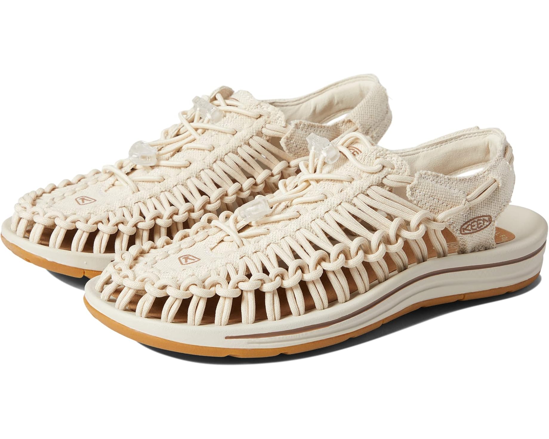 (取寄) キーン レディース ユニーク キャンバス KEEN women Uneek Canvas Natural Canvas/Birch|ジェットラグ店