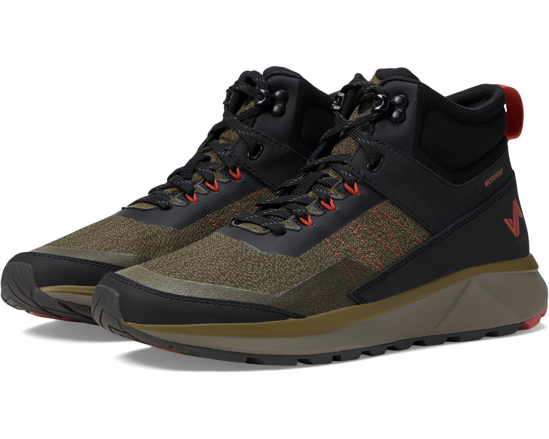 (取寄) フォーセイク メンズ カスケード ピーク ミッド Forsake men Cascade Peak Mid Black Olive|ジェットラグ店