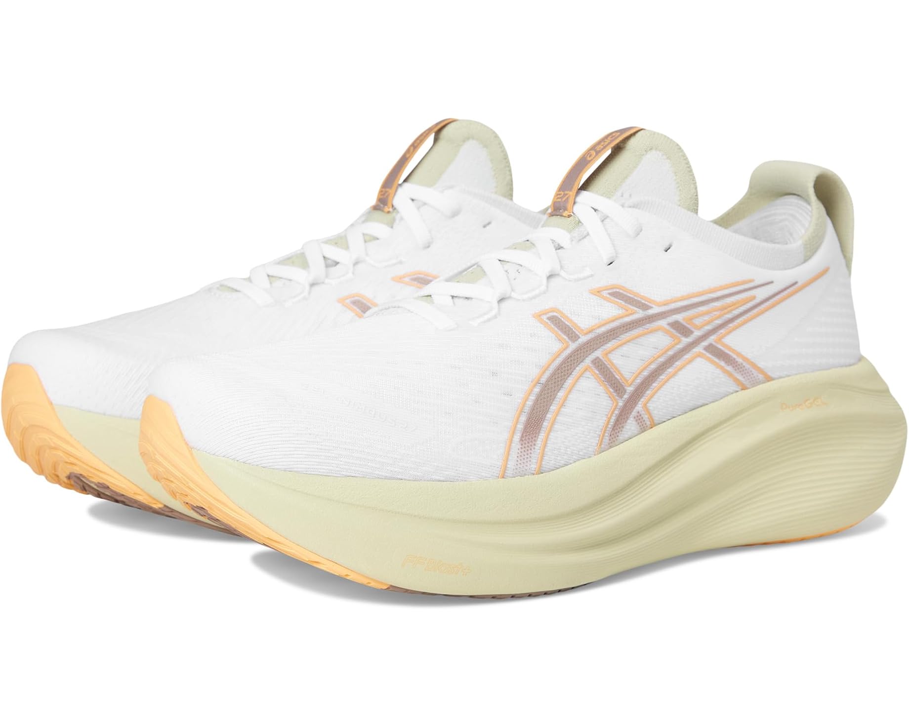 (取寄) アシックス メンズ ゲル-ニンバス 27 ASICS men GEL-Nimbus 27 White/Fawn｜ジェットラグ店