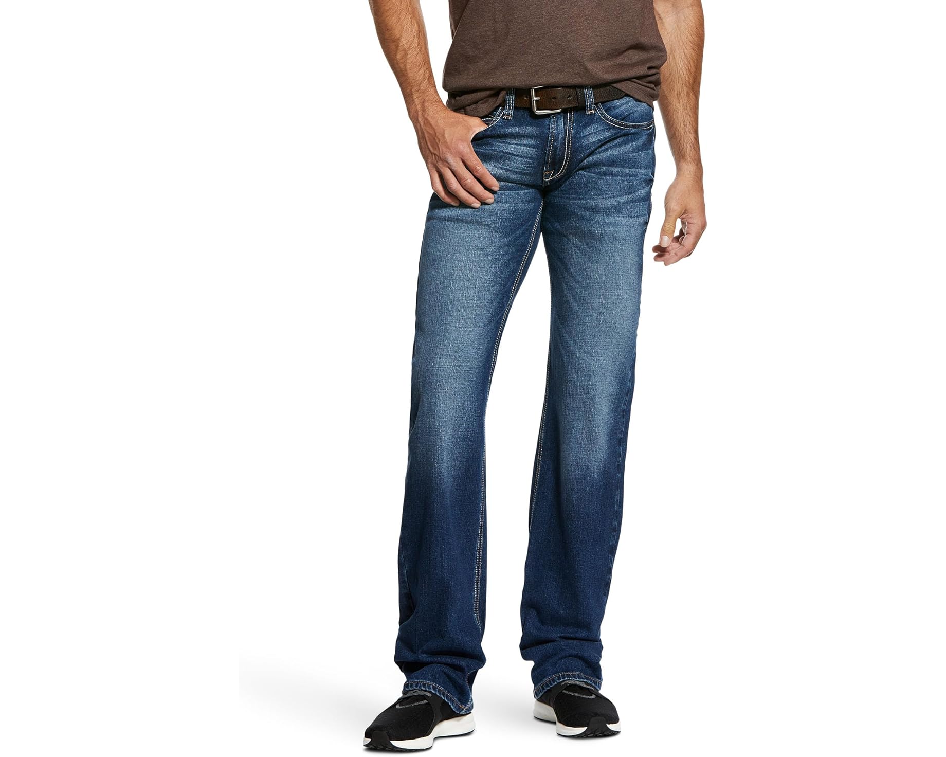 (取寄) アリアット メンズ M7 ロッカー スタッカブル ストレート レッグ イン サミット Ariat men M7 Rocker Stackable Straight Leg in Summit Summit｜ジェットラグ店