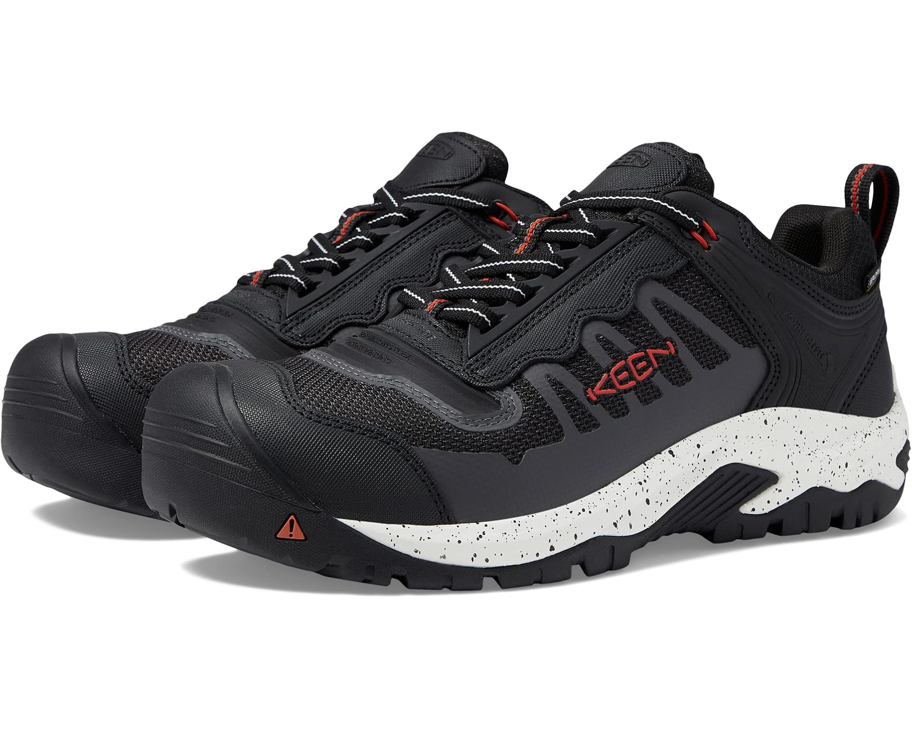 (取寄) キーン ユーティリティ メンズ レノ KBF ウォータープルーフ (コンプ トゥ) KEEN Utility men Reno KBF Waterproof (Comp Toe) Red Clay/Black｜ジェットラグ店