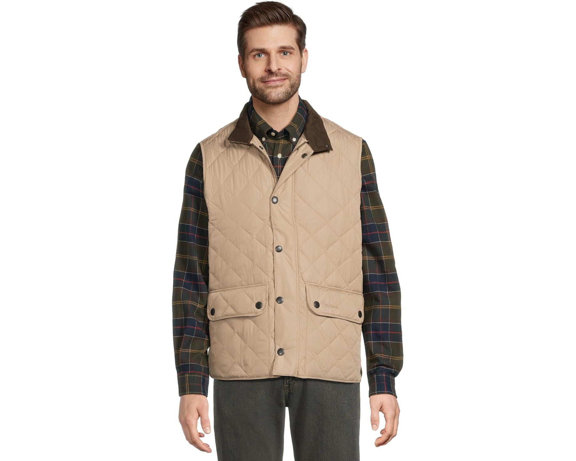 (取寄) バブアー メンズ ローワーデール ジャイル Barbour men Lowerdale Gile Washed Stone|ジェットラグ店