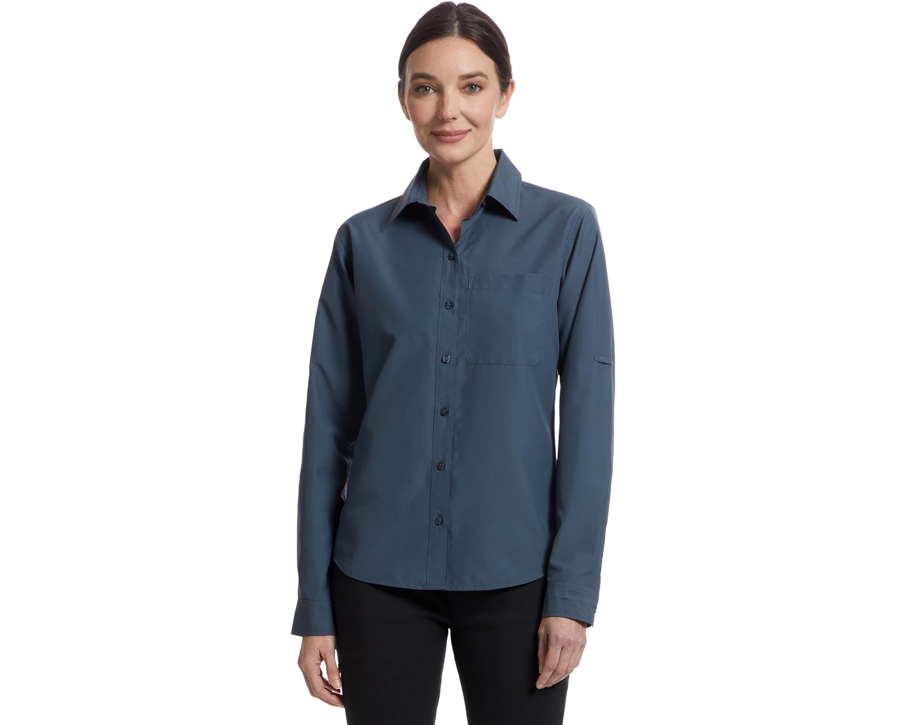 (取寄) マーモット レディース ロング スリーブ シャツ Marmot women AirExchange SolarShield Long Sleeve Shirt Thunderhead|ジェットラグ店
