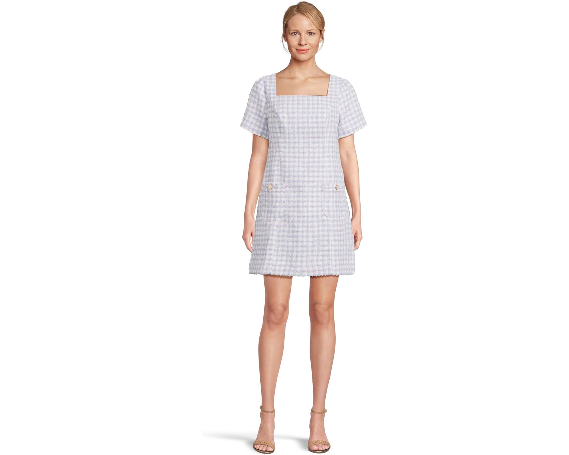 (取寄) リリー ピュリッツァー レディース ブークル シフト Lilly Pulitzer women Gwynne Boucle Shift Bluette Tidepool Boucle|ジェットラグ店