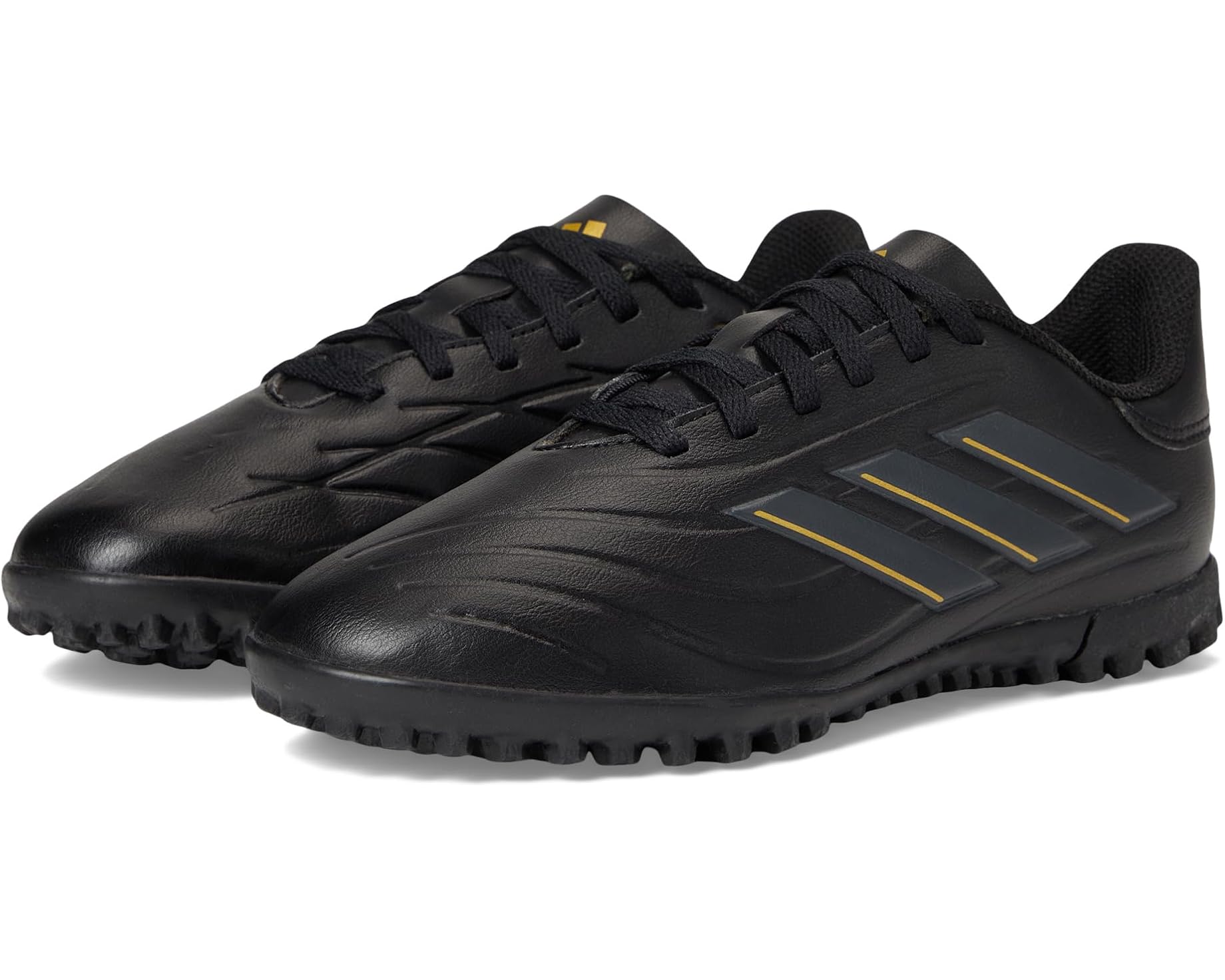 (取寄) アディダス キッズ コパ ピュア 2 クラブ ターフ J (リトル キッド/ビッグ キッド) adidas kids Copa Pure 2 Club Turf J (Little Kid/Big Kid) Black/Carbon/Gold Metallic|ジェットラグ店